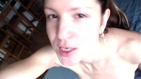 Webcam Play Session with a Brunette Teen