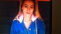 Web cam with blonde