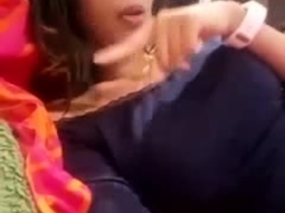 Spanish hottie pulls out her titties